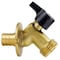 Apollo 3/4 in. Brass PEX Barb x 3/4 in. Garden Hose Thread Quarter-Turn Sillcock APXSCV3434 - alternate 1